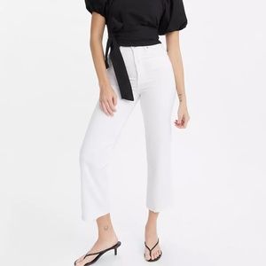 Levi's Ribcage Straight Jeans White